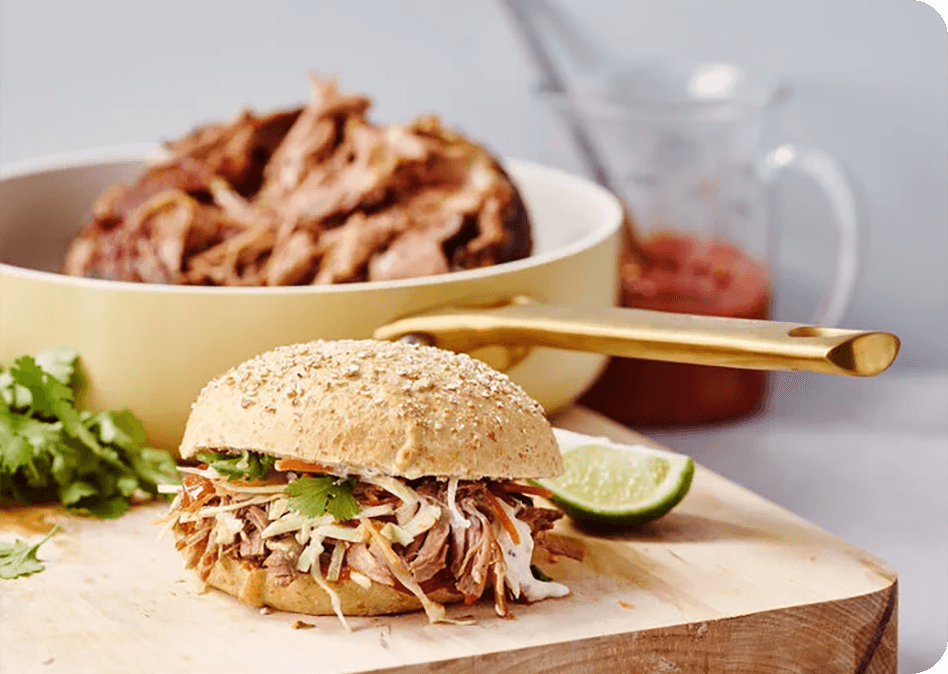 Sally's smokey pulled pork