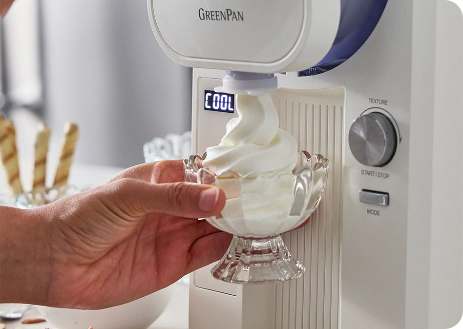 Melkvrij zelfgemaakt softijs