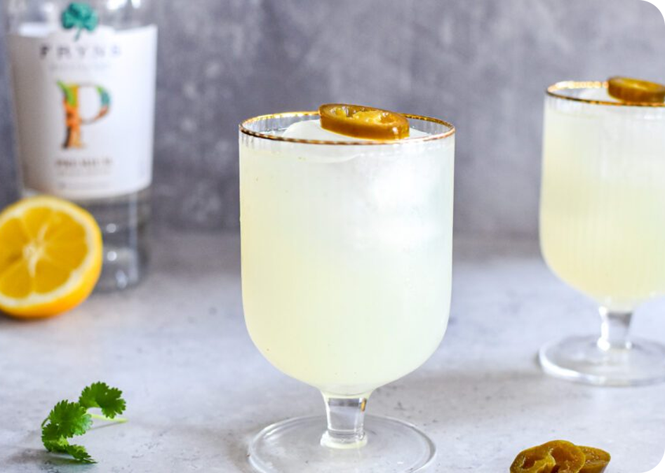 Spicy Fryns Margarita met Jalapeño en Koriander