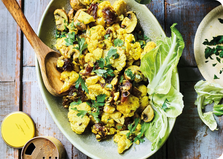 Midden-Oosterse bloemkoolsalade