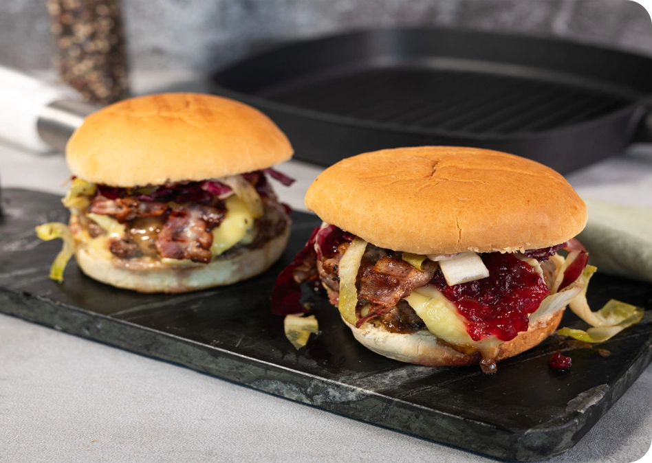 Camembert rundsburger