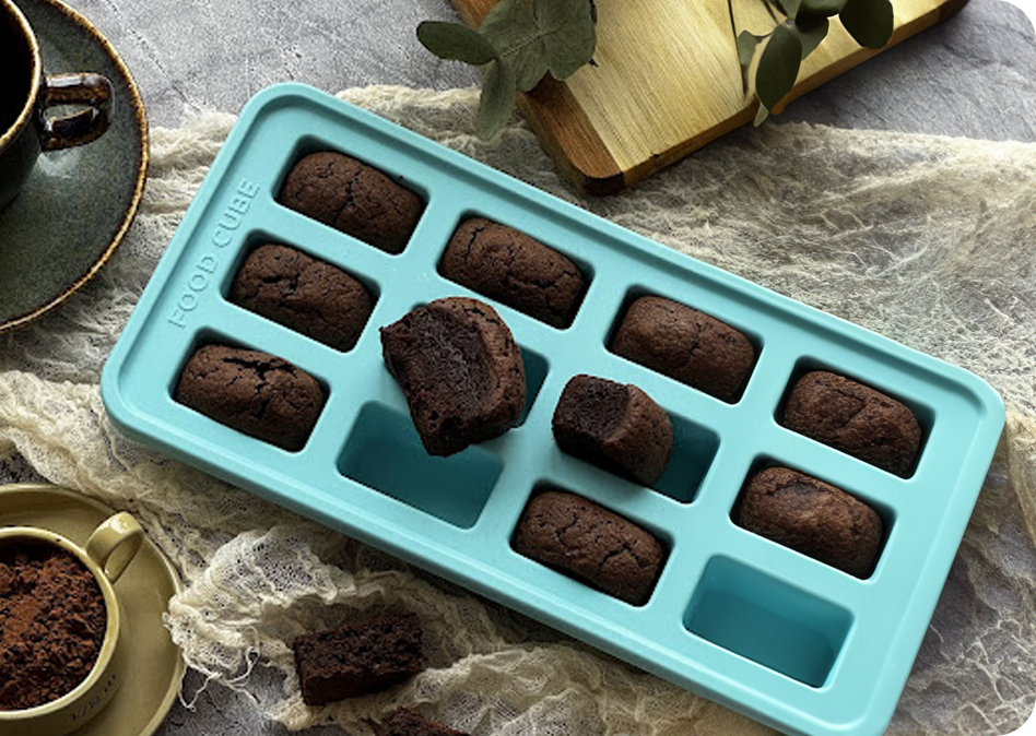 Brownie bites met chocolade