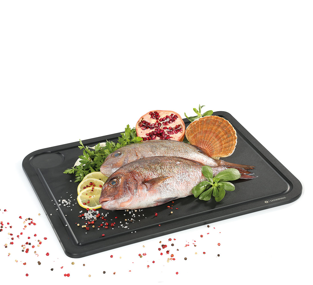 Roestvrij Stalen Snijplank Titanium - Super Hygiënisch En Slijtvast Voor Groenten En Vlees Keukenplank 39x28 Cm