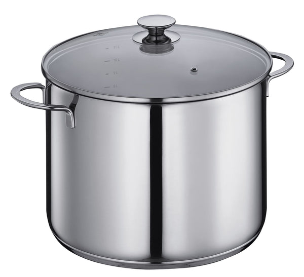 Grote Rvs Soep Pot Met Deksel Duurzame Kookpot Voor Vleesstoofschotels Grote Rvs Soep Pot Met Deksel Duurzame Kookpot Voor Vleesstoofschotels